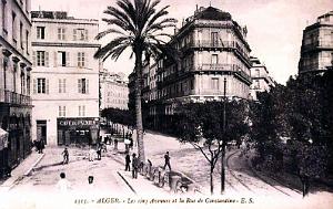 ALGER - CINQ AVENUES ET RUE DE CONSTANTINE